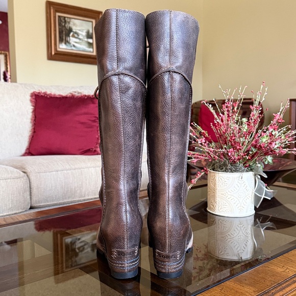 Sorel Cate The Great Tall LaceUp Lug Sole Wedge Boot Style NL2175-227 Size US8.5 - Picture 4 of 17